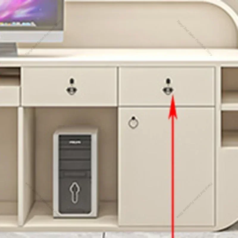 M4T Opening ceremony Italian Style Beauty Salon Reception Desks Clothing Store Luxury Simplicity Reception Desks Designer Furnit