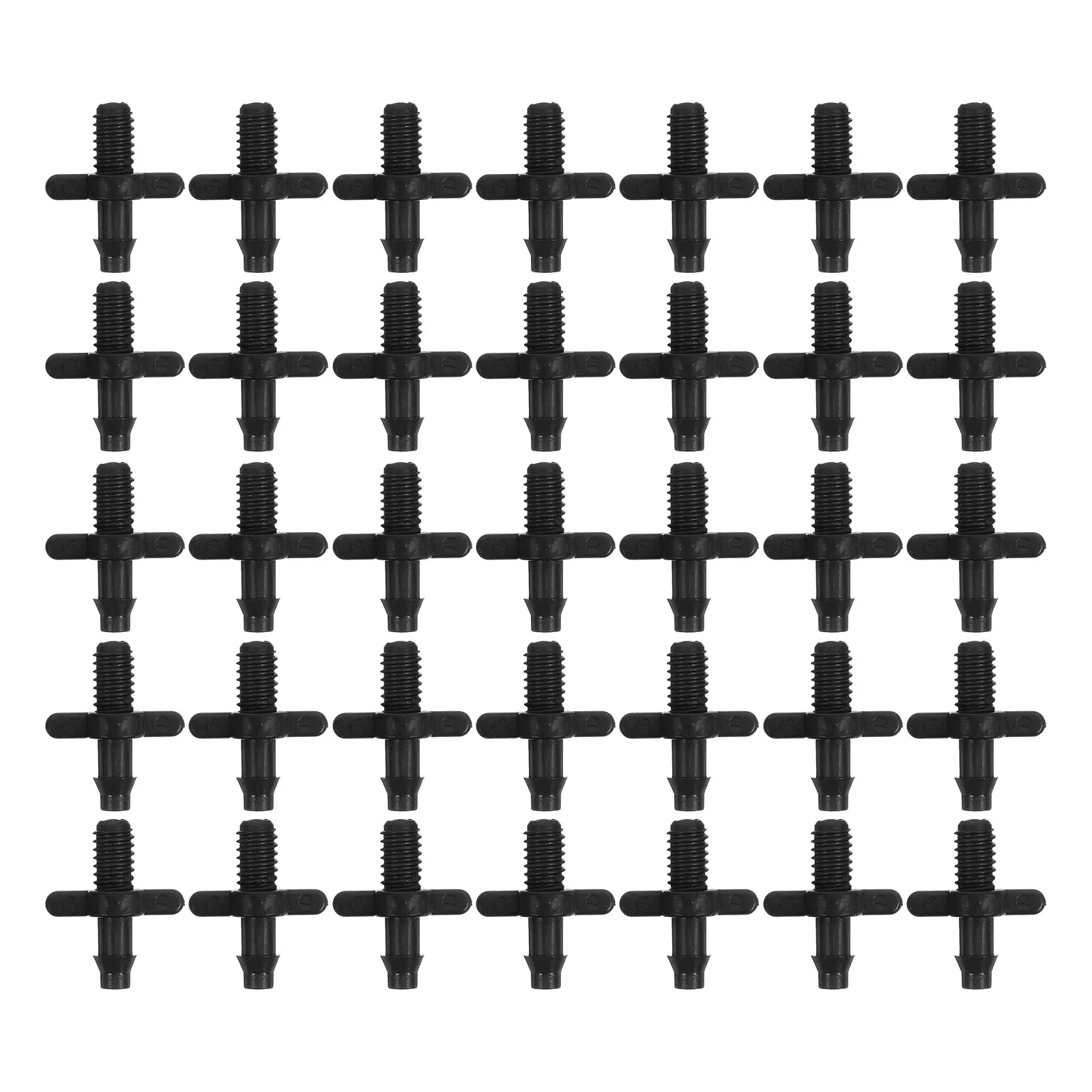 100Pcs Drip Irrigation Barbed Connector Hose Male Fitting PVC Pe Pipes Easy Installation Garden Farm Greenhouse