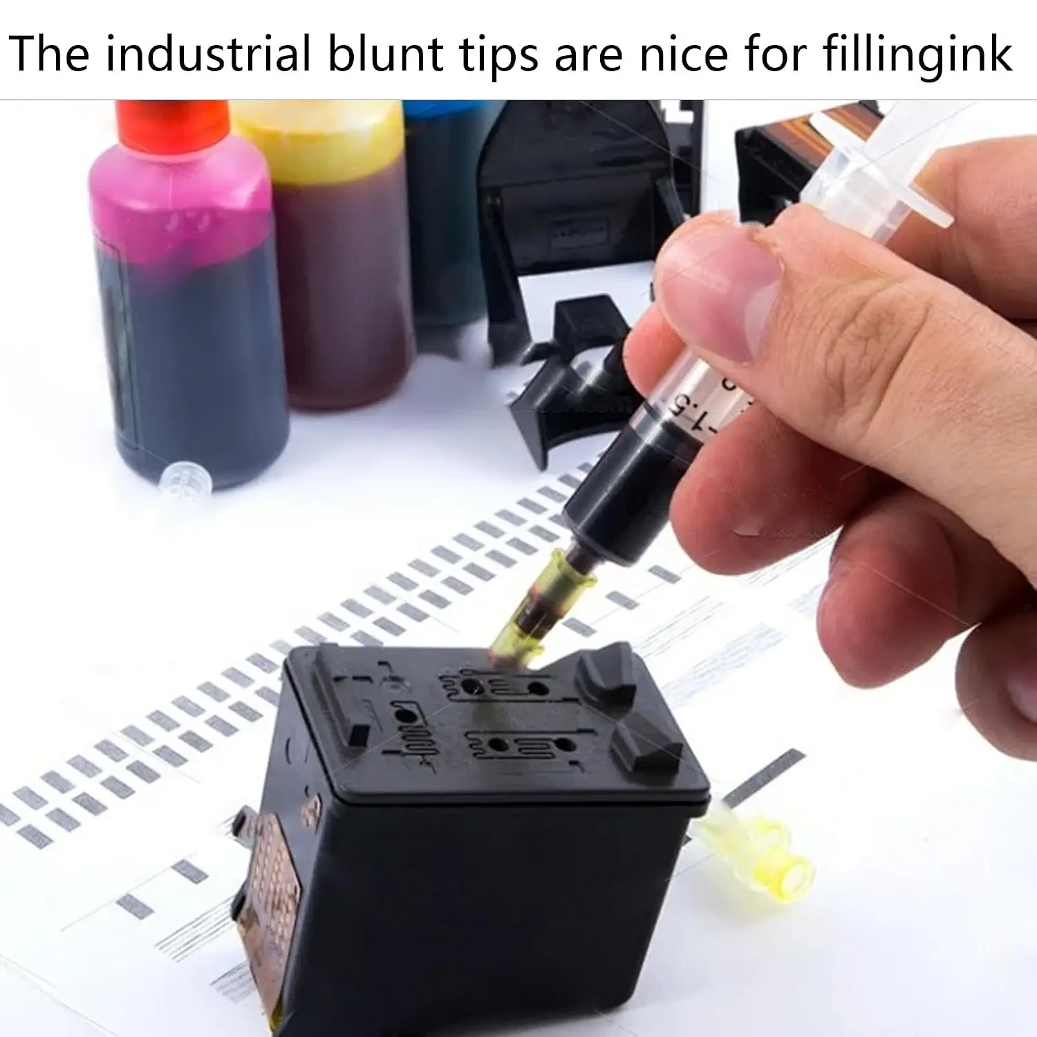 Industrial Blunt Tip Dispensing Needles, With Luer Lock 14 Ga X 1/2 Inch Screw Interface Dispensing Needles For Industrial Use