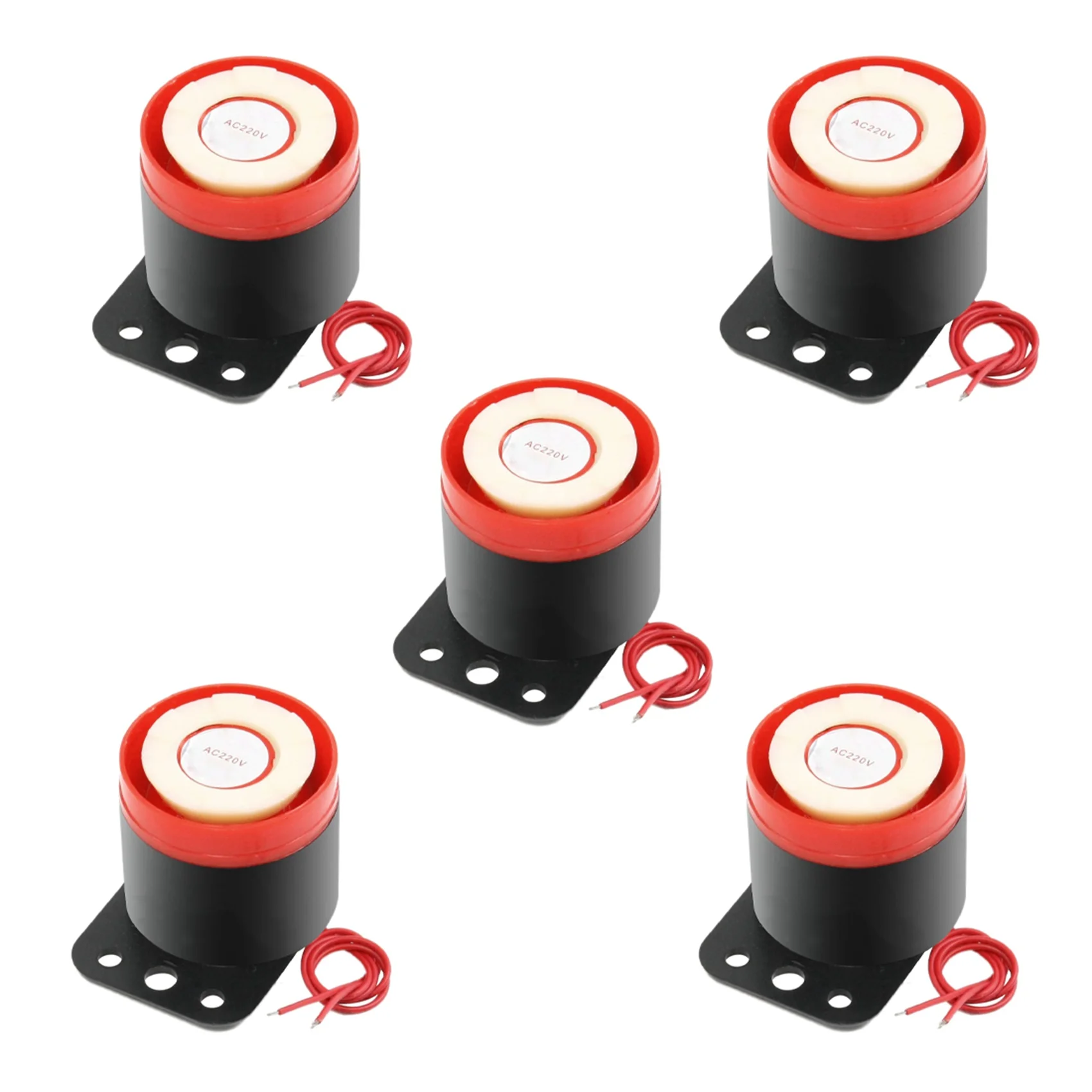 5X BJ - 190 Decibel 220 VAC Sirene Alarme Eletrônico Som Vibração Ruído