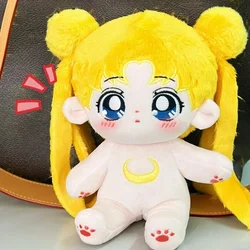 20cm Sailor Moon Tsukino Usagi Anime Figure Plush Doll Skeleton Figure Kawaii Plushien Ornament Doll Gifts Toys