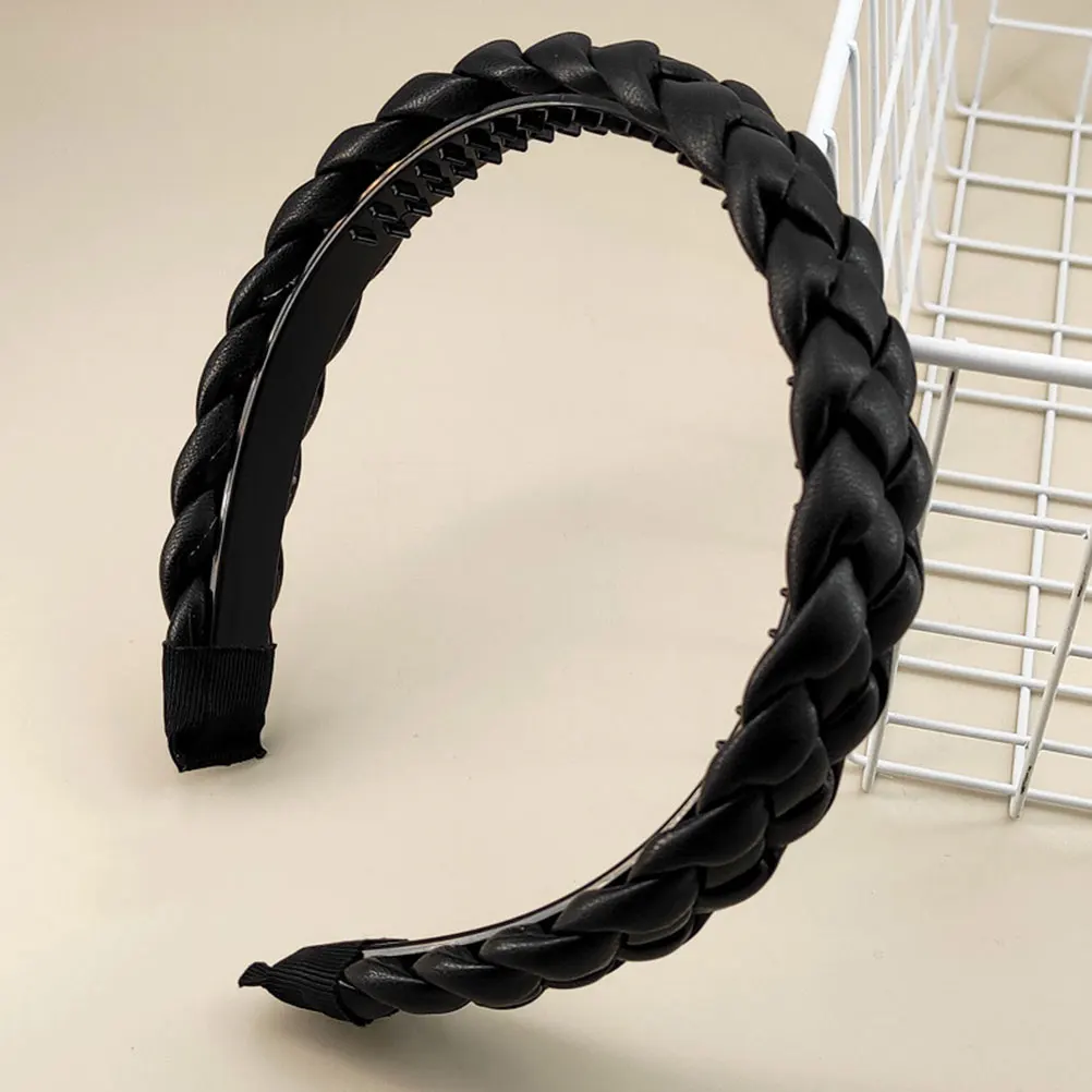 

Retro Braided Headband Party Festival Headdress Costume Hair Decor Woven Broadside Women Accessories Lovely Durable Creative