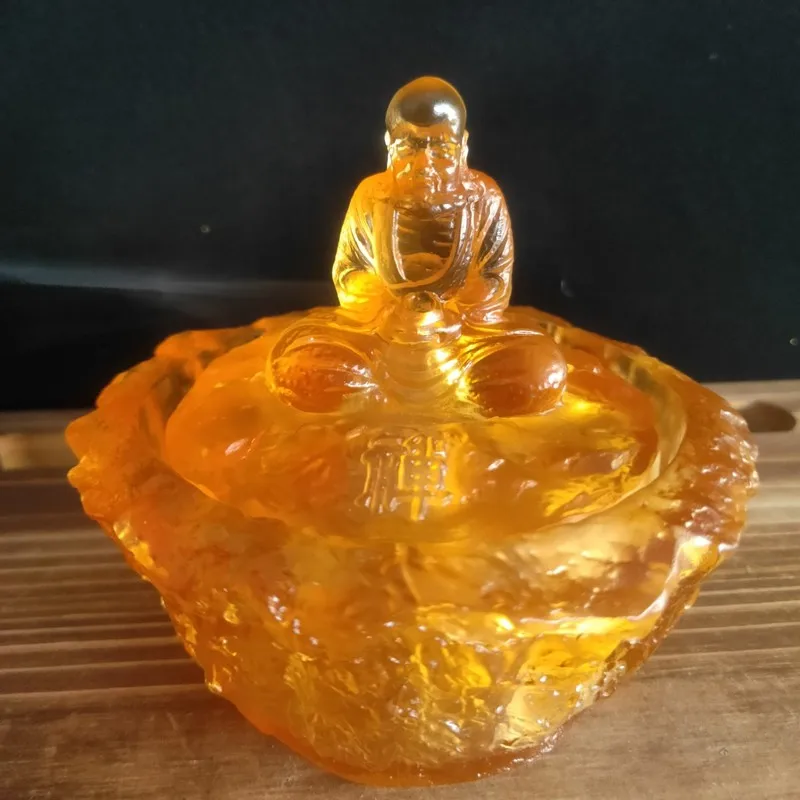 Traditional Glazed Glass Business Craft Gift CompanyLOGOCustom-made glass crafts based on provided designs or samples