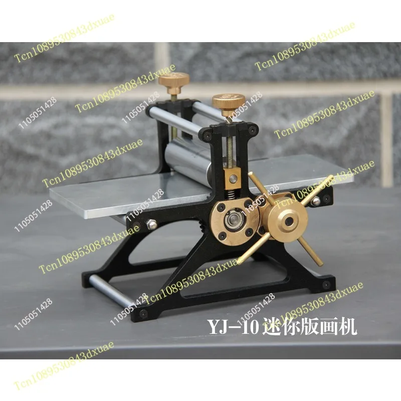 Mini Printmaking Machine YJ-10 Book Stamp Printing Letterpress Engraving Printing Machine Rubbing Machine