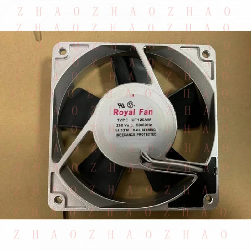 

L+ for Royal Fan TYPE UT125AW Aluminum frame cooling fan 120*120*25mm 200VAC 14/12W