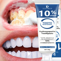 10% hydroxyapatite toothpaste is used to protect tooth enamel and strengthen teeth, fluoride-free formula, suitable for sensitiv