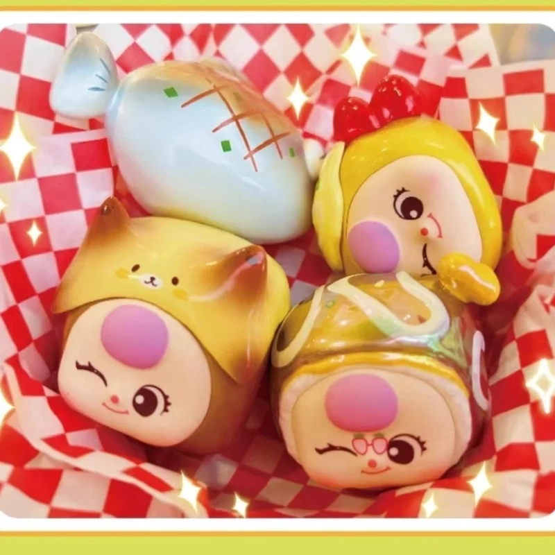 Mały Greedy Cat Vinyl Face Blind Box Urocza figurka kolekcjonerska Śliczna pluszowa zabawka dla dzieci od 3 lat Modna kolekcja Blind Box