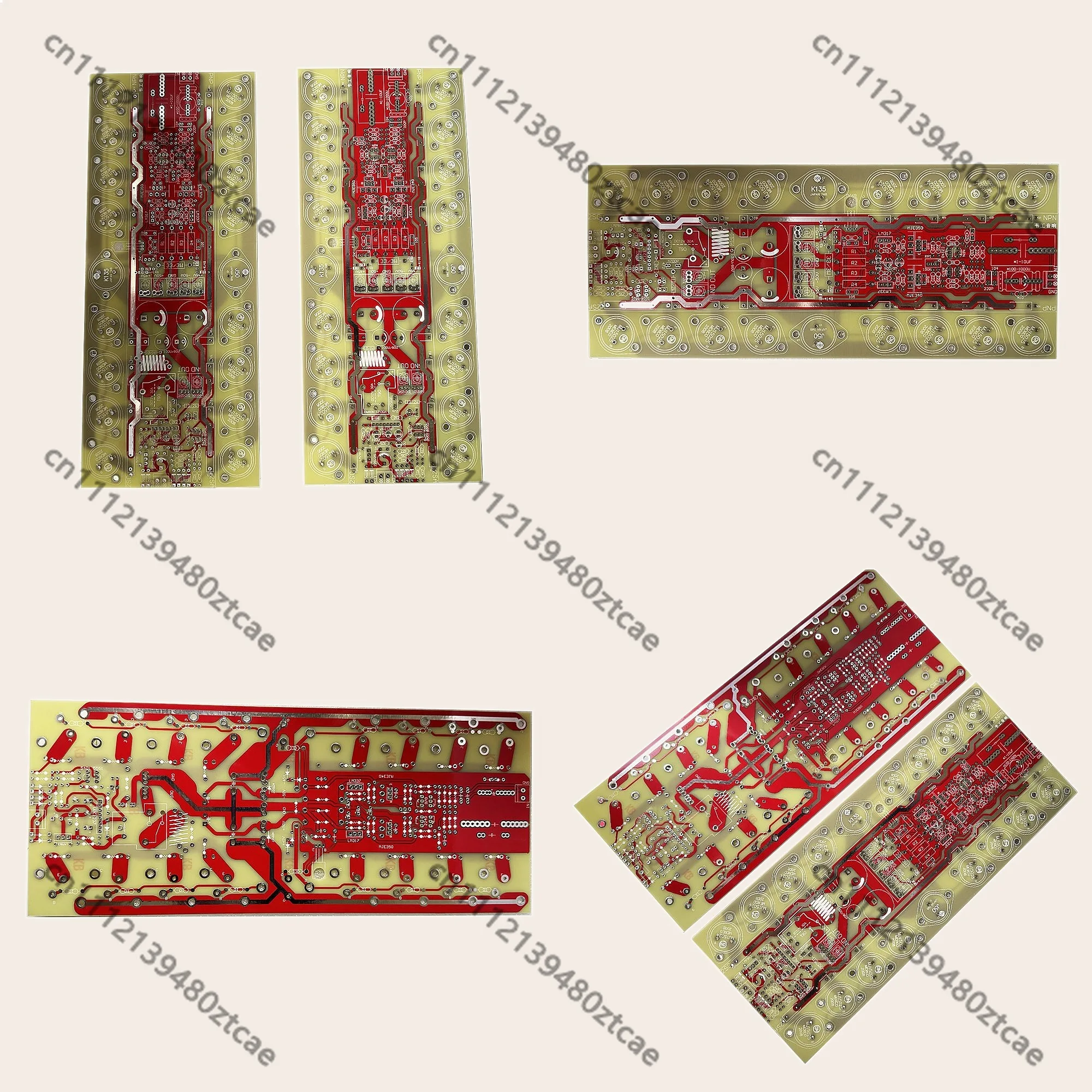 A Pair Class AB Earth Sound 8 Double Layer Board K135J50 K176J56 MJ15024/25 MJ21195 96 PCB