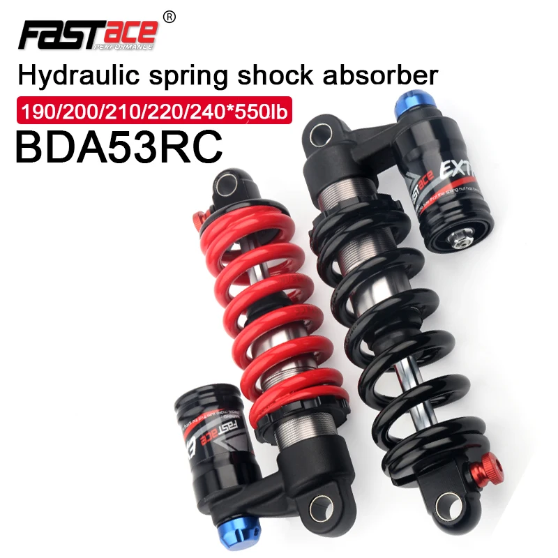 

Fastace 53RC Mountain Bike Damper 190 200 210 220 240 mm 550 lb Rear Suspension MTB DH DNM RCP2S KS Damper