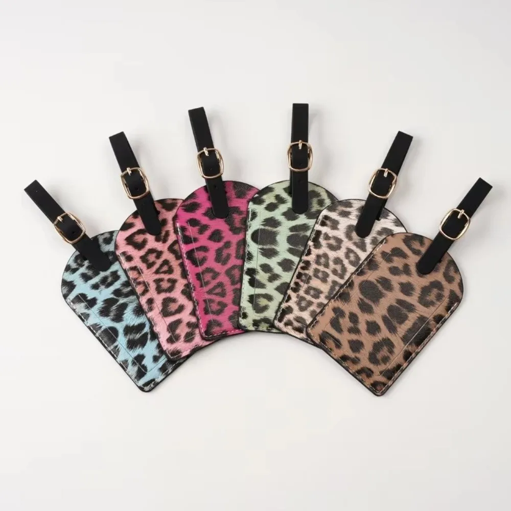 2pcs Stylish Leopard Print Passport Cover PU Leather Protective Cover Passport Wallet Unisex Design Storage Bag Card Case Gift
