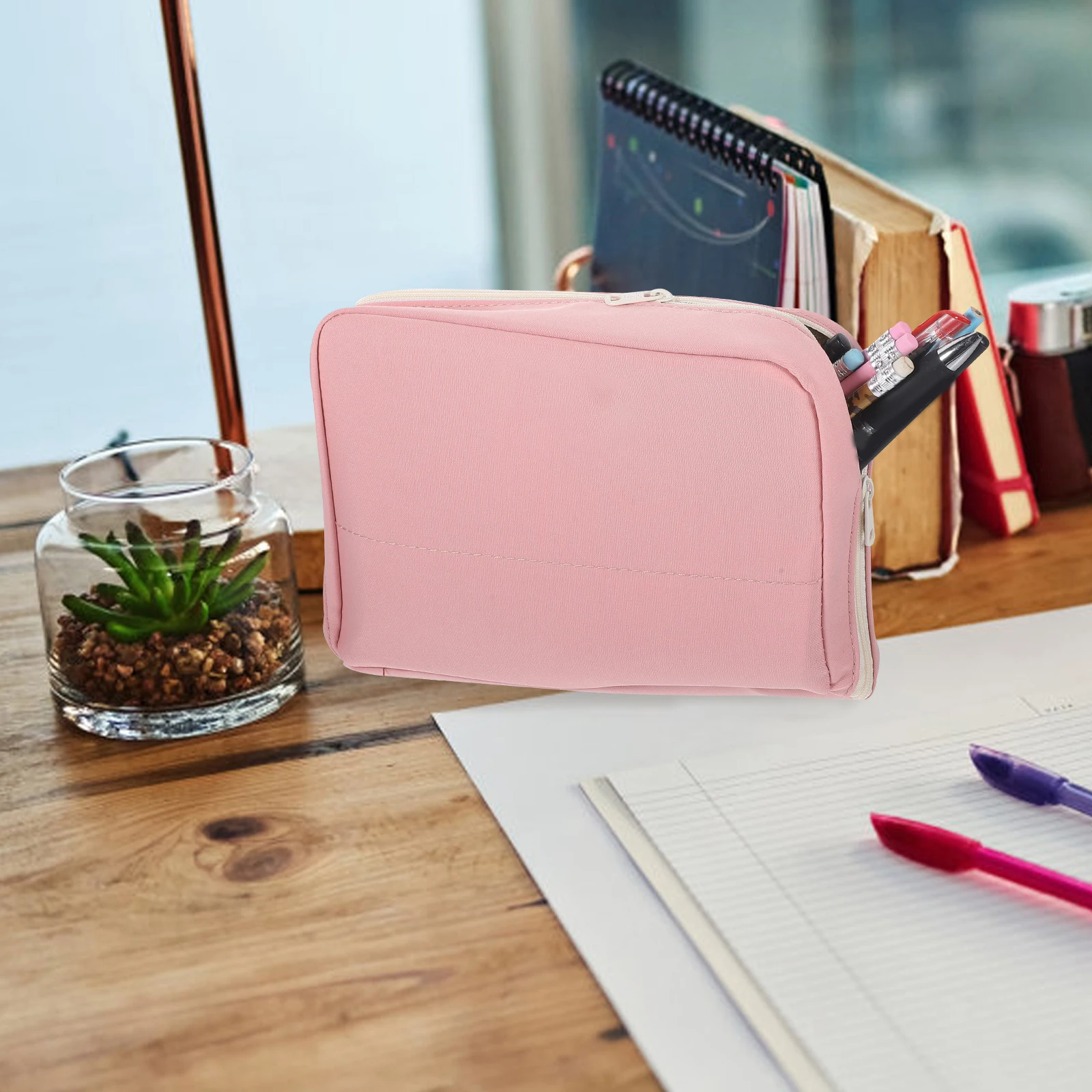 

Pencil Bag Case Stationery Big Capacity Storage Pouch for Teens Large Pencils Girl