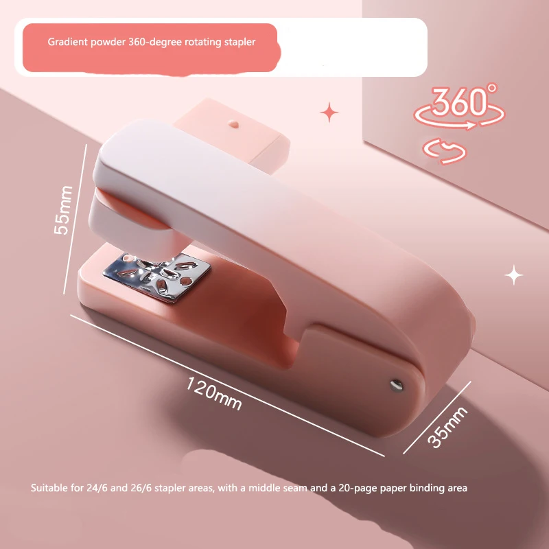 The Stapler Is A 360-degree Rotatable Office Stapler with High Appearance Standards and Is Suitable for Home Use