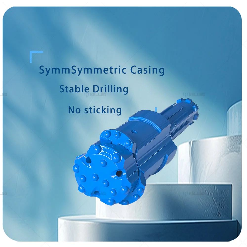 

Kelleg Symmetric Overburden Casing Drilling Tools With Casing Shoe And Ring Bit For Ore Mining Alloy Steel
