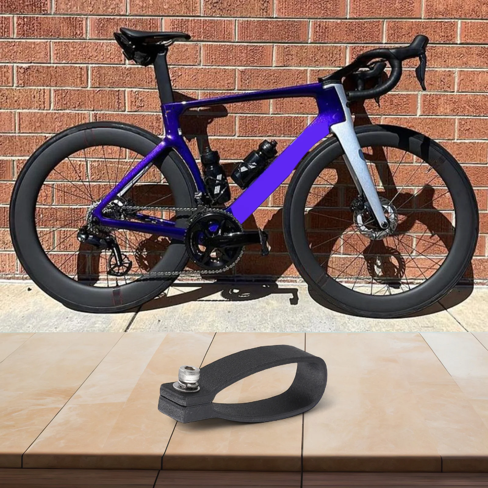 دراجة رقم لوحة جبل رقم السباق لوحة حامل ألياف الكربون البناء زوايا التثبيت المرنة ل Cervelo S2SS #6