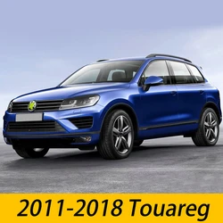 2011-2018 V W Touareg refitted window trim, front bar of middle net, black bright bar, second generation Touareg exterior