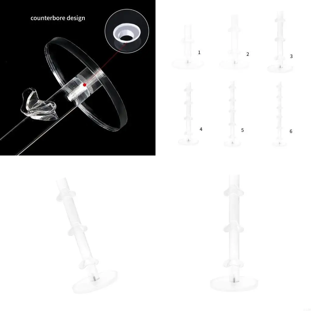 

Acrylic Eyeglasses Organizers Stand Elegant Acrylic Eyeglass Showcase Multi Level Designs for Office or Use