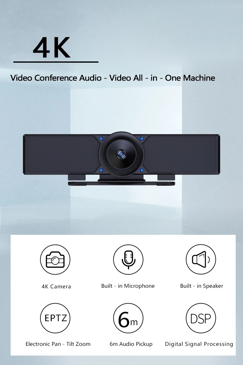 MST-N4K Video Conference Web Camera EPTZ Camera 4K Usb  Webcam Speaker Conference Room Microphone Sound