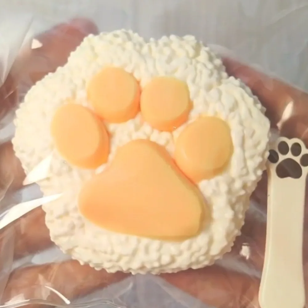 لعبة الضغط على ألعاب مخلب القطط اللطيفة الناعمة غير القابلة للصدمات ألعاب الاسترخاء لزجة الضغط معسر مخلب القط