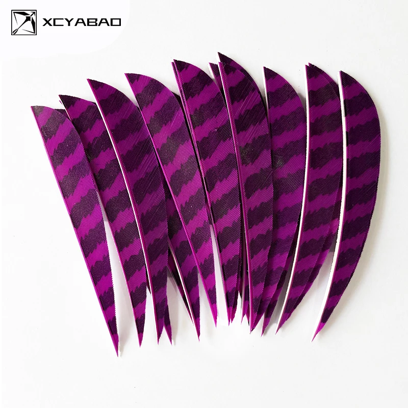 

100Pcs 5Inch Turkey Feather Fletching Right Wing Arrow Feathers Archery Fletches for Wooden Bamboo Arrow