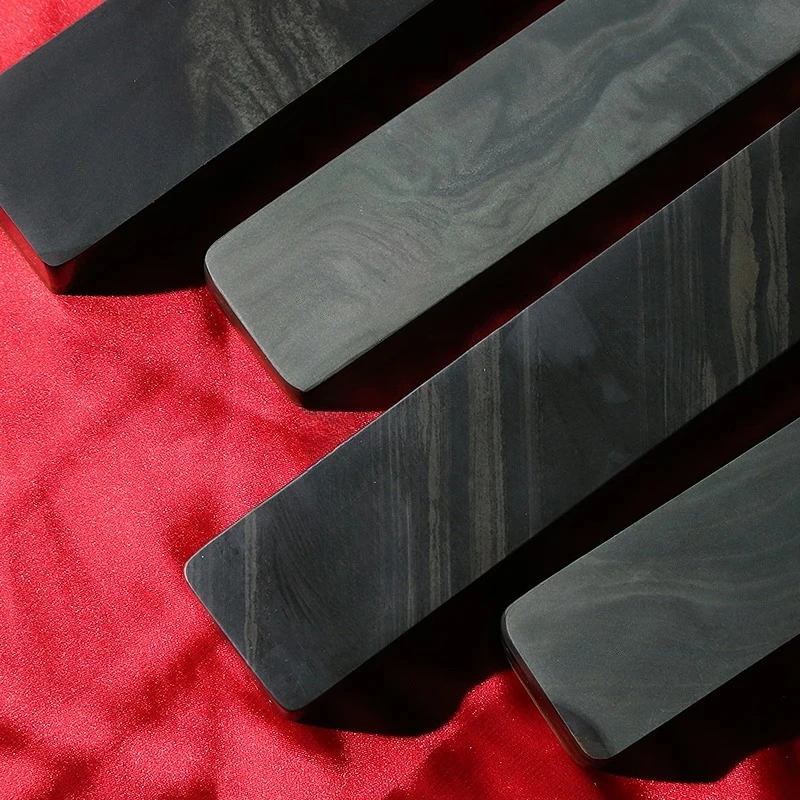 Boutique pisapapeles de piedra rugosa Anhui Laokeng natural y de alta calidad, cuatro tesoros del estudio