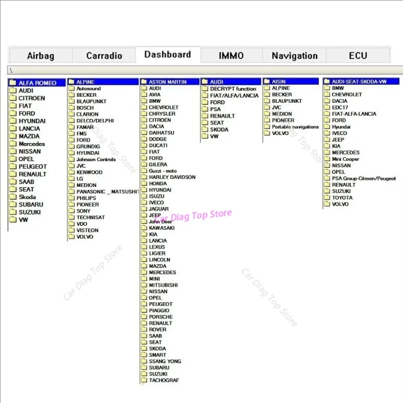 2026 hot  Auto Repair Software 2017 NYO4.0 Full Database for Airbag Car Radio Dashboard IMMO Navigation NYO 4 Support Win7/8/10
