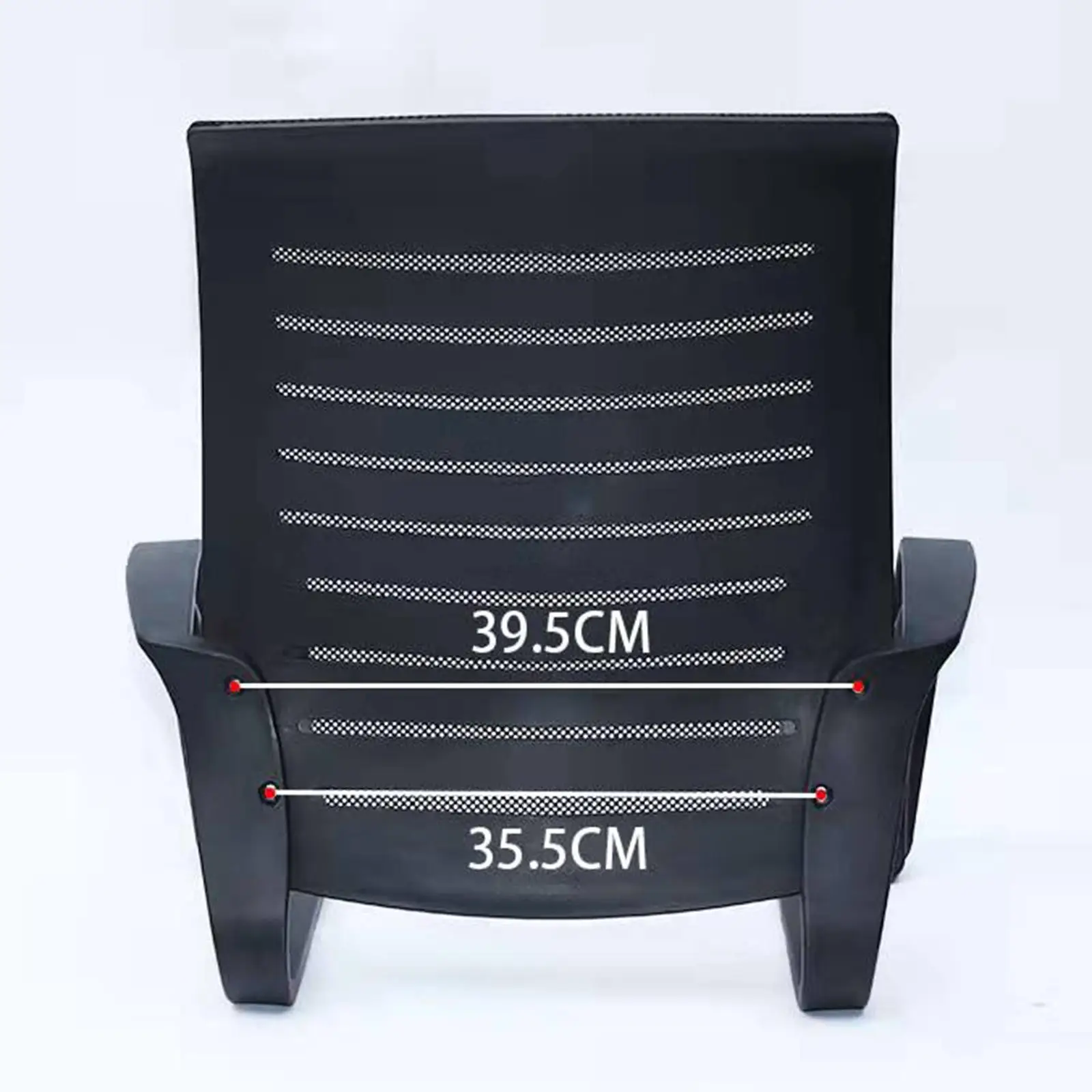 Office Chair Backrest Repair Kit Plastic Mesh Design Quick Assembly for Desk Chair Ergonomic Comfort Solution
