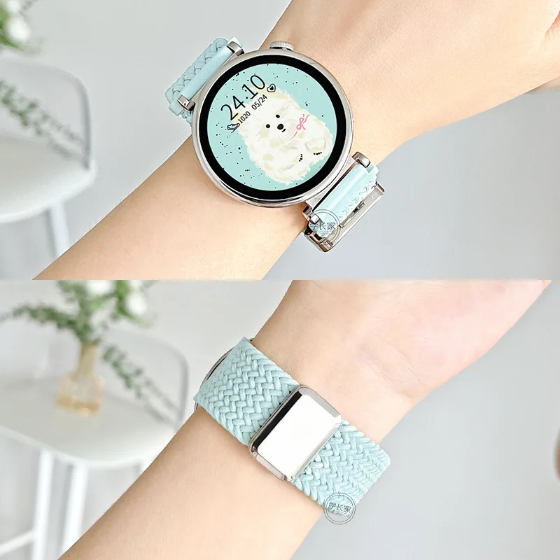 حزام نايلون للساعة ، سوار ساعة ، سوار كوريا الرياضي ، GT5 ، GT4 ، GT3 Pro ، 4 ، 3 Pro ، 22 ، 20 ، 18 way ، huwa ، 41 ، 46 way