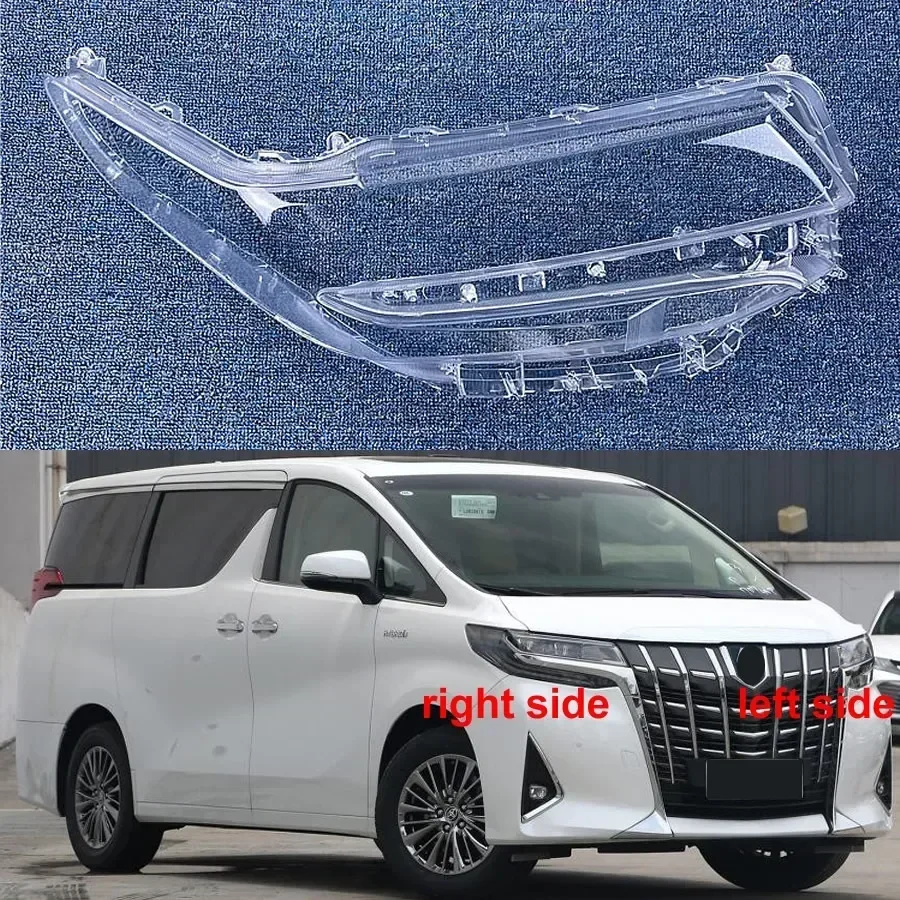 

For Toyota Alphard 2018 2019 2020 2021 Headlight Cover Lampshade Case Headlamp Shell Plexiglass Replace Original Lens
