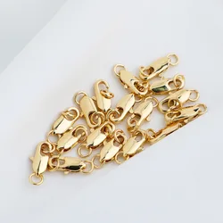 Gancio con chiusura a moschettone in oro nuovo anello di salto moschettone accessorio con fibbia a molla chiusura con ciondolo artigianale fai da te creazione di gioielli fornitura di ricerca