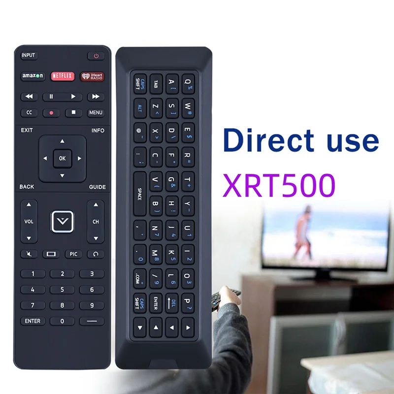 XRT500 Double-Sided Button Remote Control Suitable for VIZIO TV Remote Control XRT500 Replacement Remote