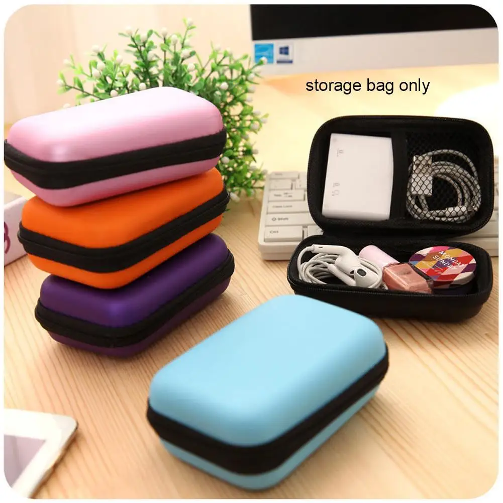 Mini Digital Camera Storage Box Multi-functional Portable EVA Earphone Camera Storage Bag Accessories