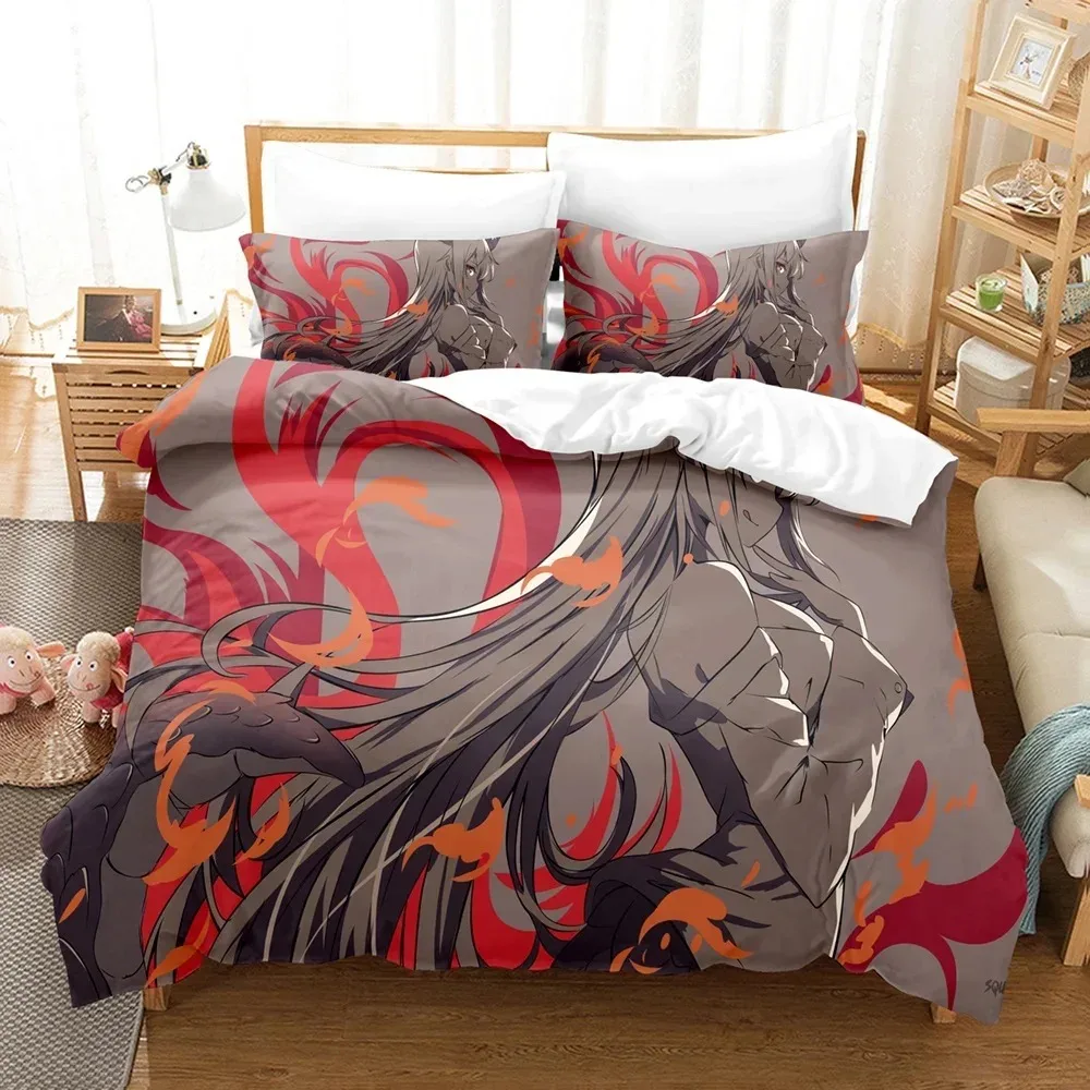 3D Print Miss Kobayashis Dragon Maid Bedding Set Bedroom Soft Modern Bedspreads Comefortable Duvet Cover Quilt Cover Pillowcase