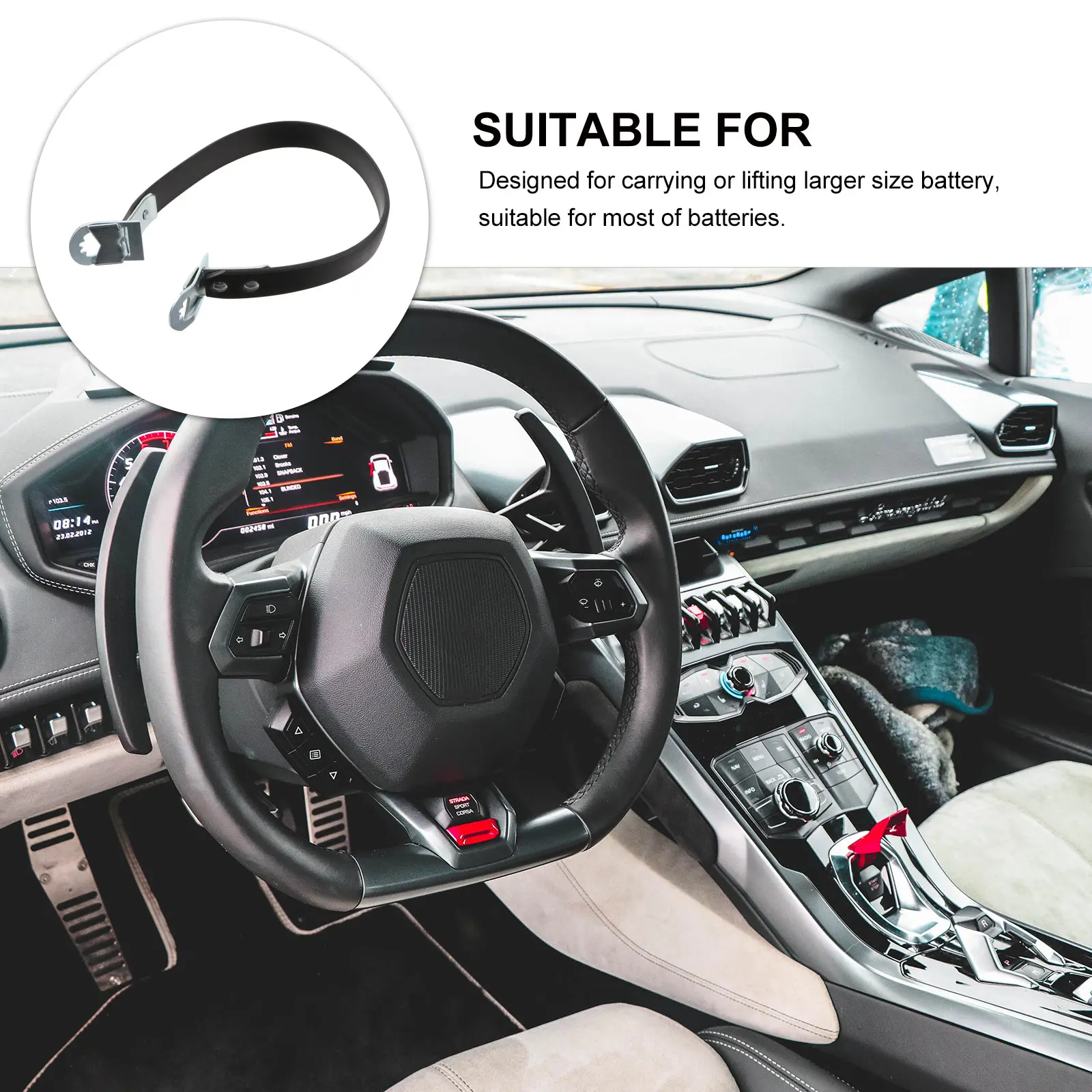 

Heavy Duty Car Lifting Durable Metal Carrier Strap For Large Auto Truck Universal Fit Strap Carrier Auto