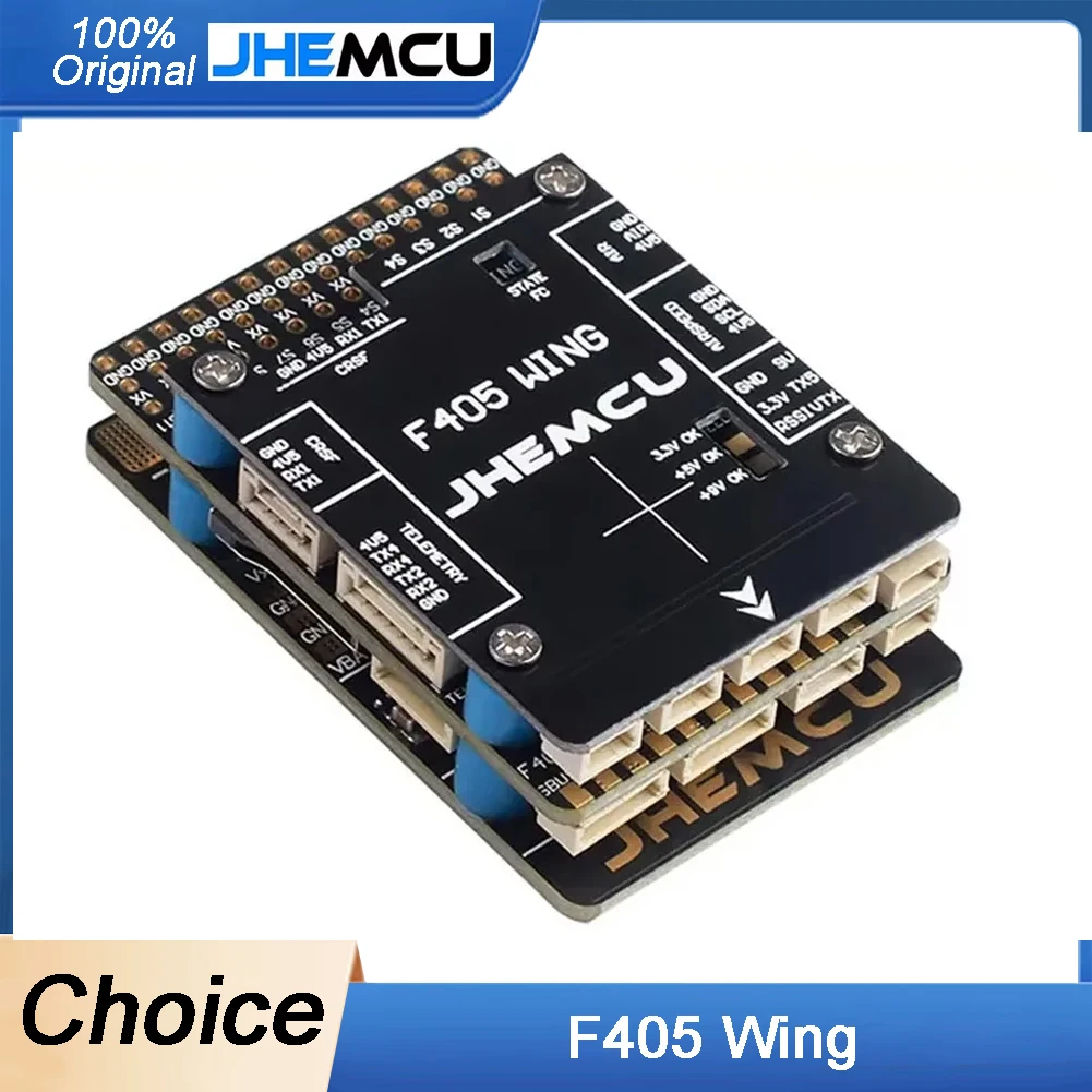

Контроллер полета JHEMCU F405 Wing INAV — встроенный барометр, гироскоп, экранное меню, Blackbox и BEC для радиоуправляемого самолета с неподвижным крылом