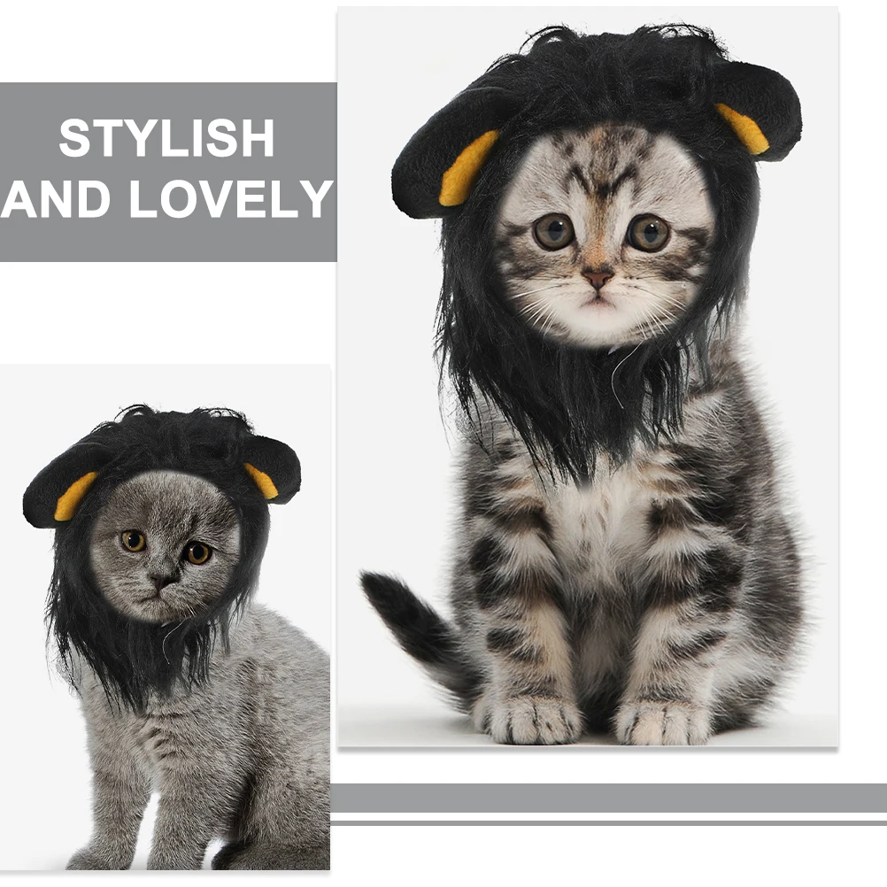 

Cat Halloween Adorable Lightweight Comfortable Party Decorative Creative Cartoon Puppy Accessory Headgear Dog Cosplay Cap