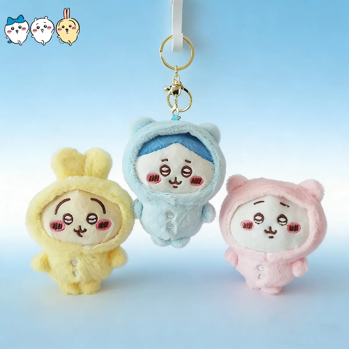 

Cute Cartoon Chiikawa Hachiware Usagi Plush Doll Doll Bag Keychain Bag Kawaii Decoration Small Gifts