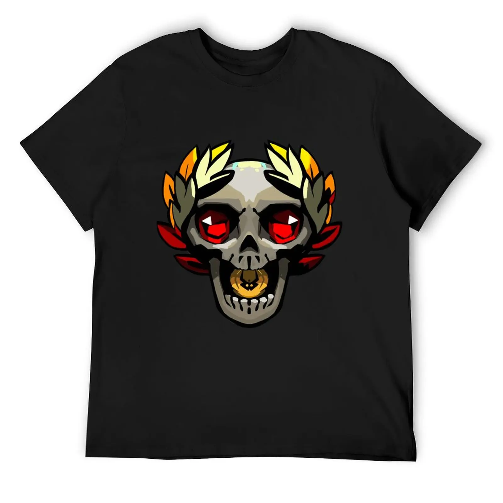 

Hades Game Skull Gift Perfect Gift T-Shirt street wear vintage graphic tee blue lock vintage t shirt men