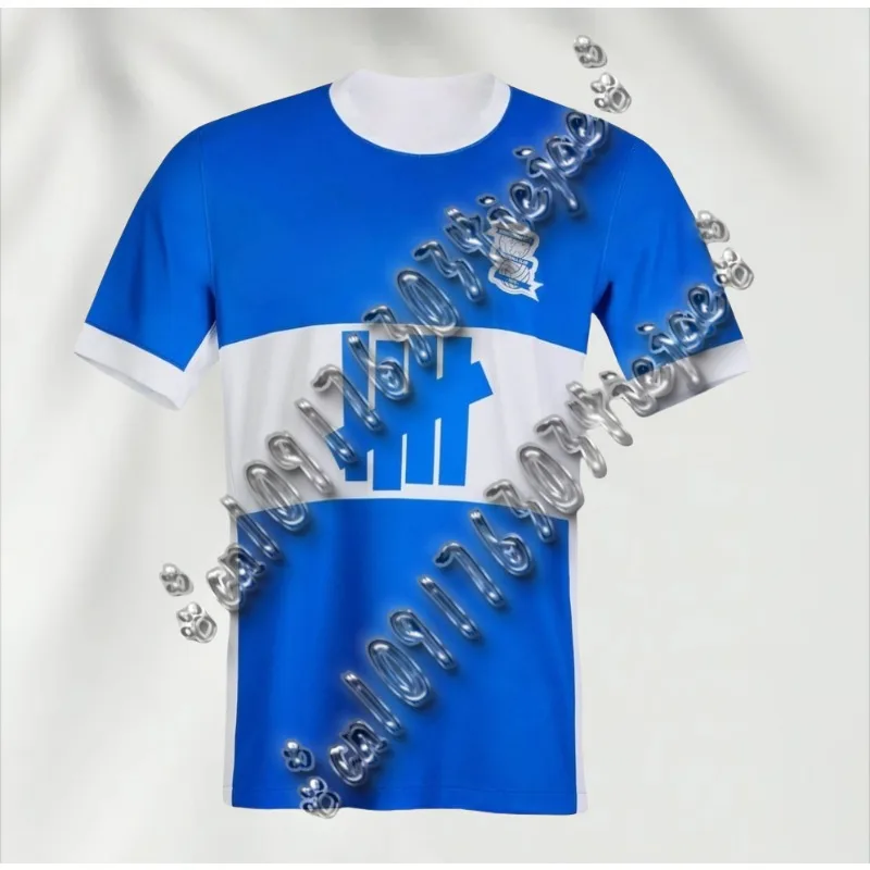 

2025 New University De Chile Home Jersey 3D Printed T-shirt Comfortable and Breathable Outdoor Sports Short Sleeved Top