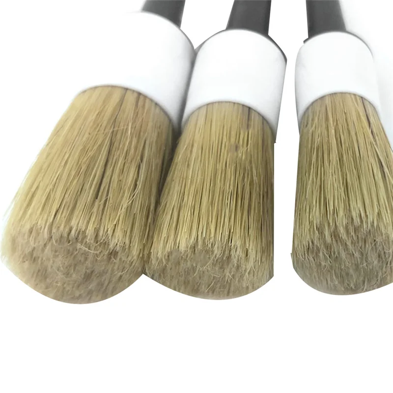 Car Exterior Interior Detail Brush 5Pcs Hair Bristle Brushes for Car Cleaning Auto Detail Tools Dashboard Cleaning Brush