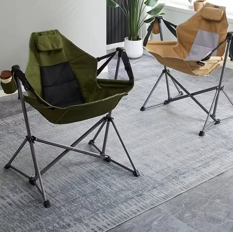 가볍고 휴대 가능한 야외 캠핑용 흔들의자, 휴대용 접이 - Outdoor Camping Rocking Chair 리뷰 및 가격