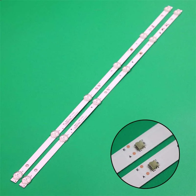 

2PCS/Set New LED TV's Illumination Bars For HYUNDAI H-LED32R454BS2 Backlight Strips KJ32D06-ZC22AG-09 09E 18 20 PN:303KJ320044