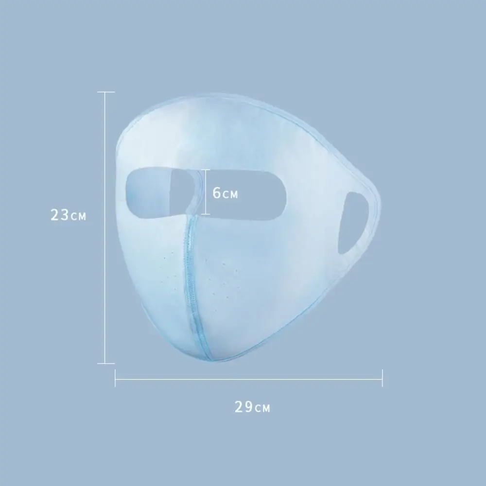 Summer Sunscreen Mask Outdoor Face Shield Thin Sunscreen Veil Sun Protection Solid Color Face protection Womne Sun Hats