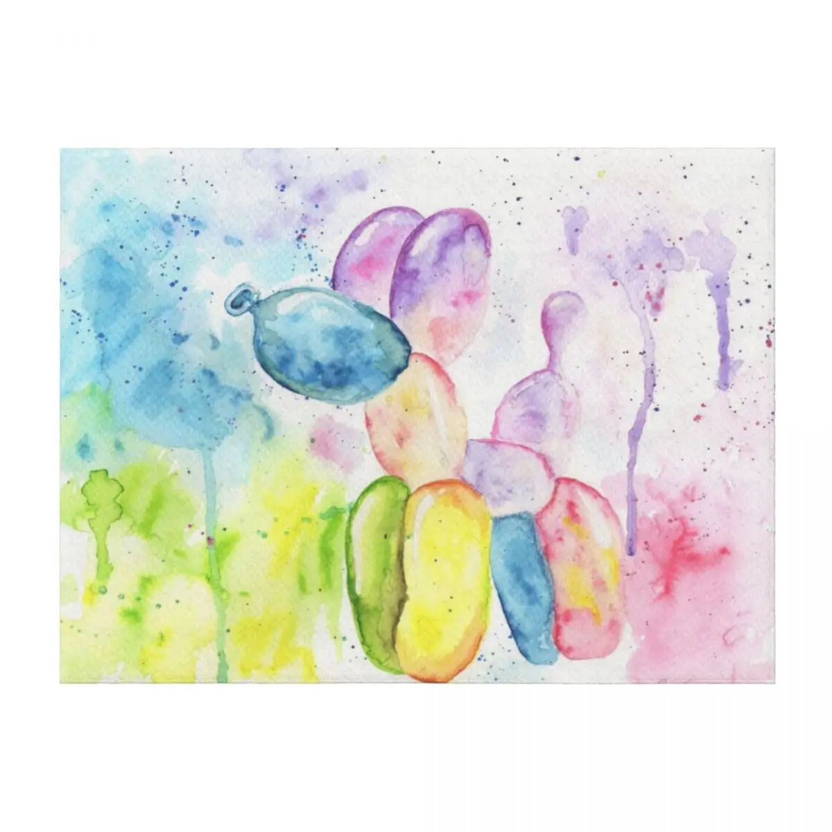 

Rainbow balloon dog Throw Blanket Blankets For Bed Hairys sofa bed for babies Blankets