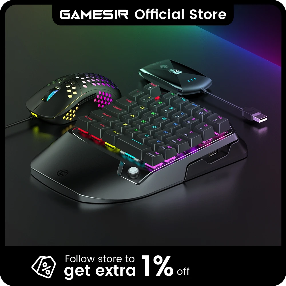 GameSir VX2 AimSwitch-Adaptador de teclado y ratón para Xbox Series X / Xbox Series S / Xbox One/PS4 PlayStation 4 / Nintendo Switch