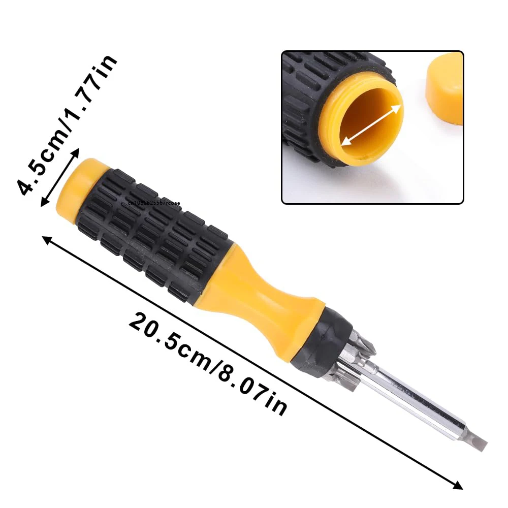 Fake Screwdriver Diversion-Hidden Diversion Safe Simple Install Magnetically Attaches For Quick Access for Hiding Storage Key