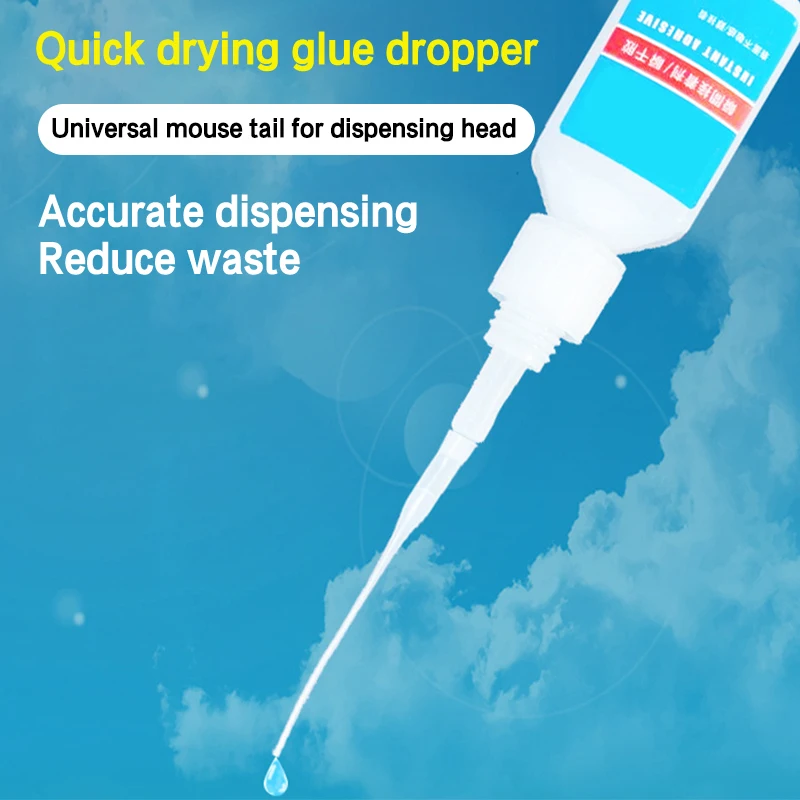 100Pcs 8/12CM Precision Glue Applicators For Crafts And Laboratory Dispensing Universal Dropper 502 Glue Extended Dotting Tube image 2