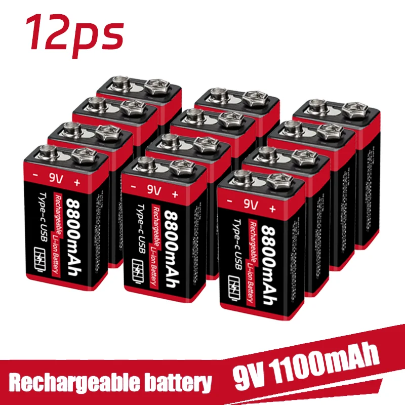 Usb 9V Rechargeable…
