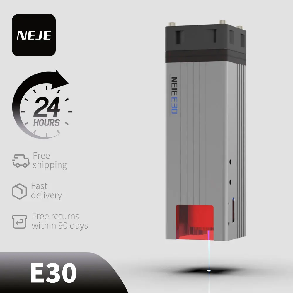 NEJE E30 High Power 450nm Laser Module Kit CNC Laser Engraver Cutter Metal Engraving Wood Cutting Tool