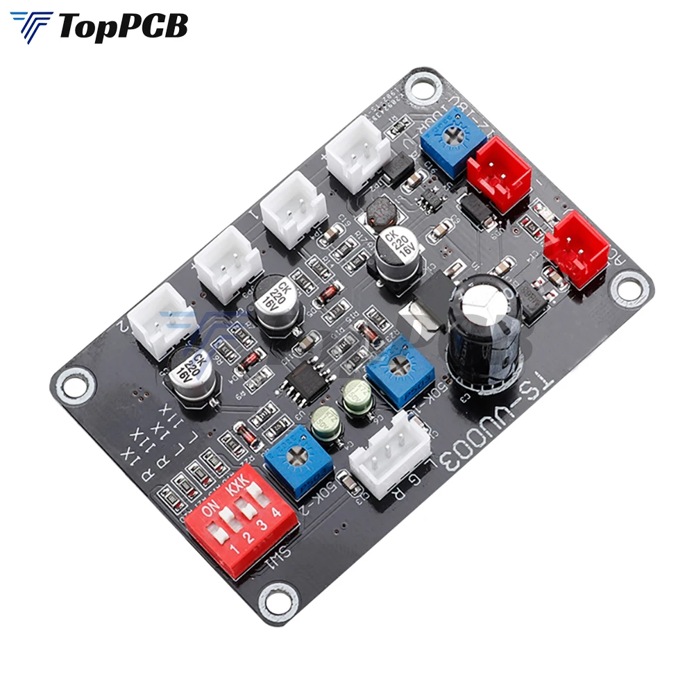 TS-VU003 VU Meter Driver Board AC DC 12V-18V Support High Low Level Input Backlight Adjustable for Vacuum Tube Power Amplifier