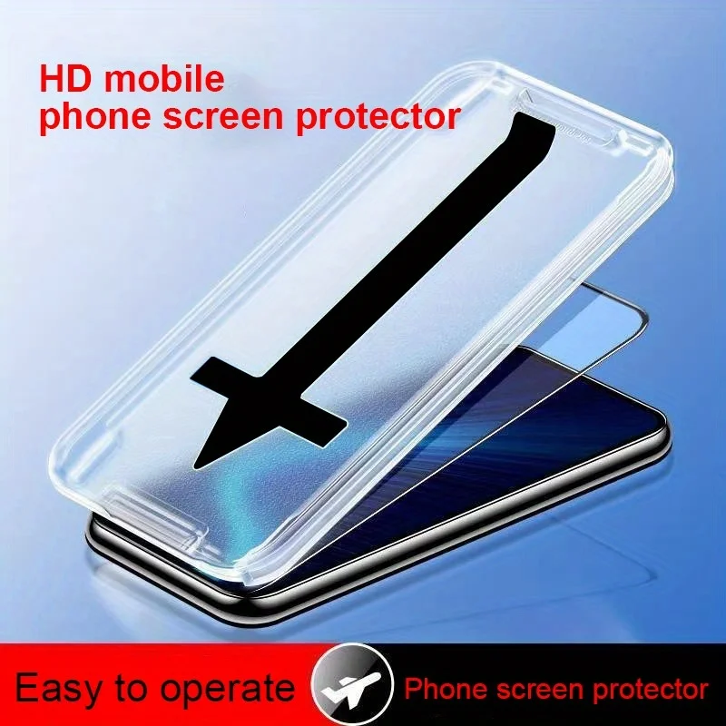 HD Tempered Glass Screen Protector for 13Promax/13Pro/13 Series - Shatterproof Scratch Resistant Anti-Fingerprint Full Coverage